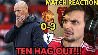 TEN HAG OUT!!! Manchester United 0-3 Tottenham Hotspur | GOAL REACTION HIGHLIGHTS |