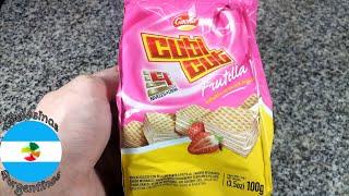 Gaona Cubicub sabor Frutilla Obleas Rellenas - Strawberry Flavour Filled Wafers