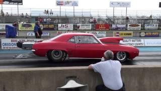 Paja Agatonovic's new Outlaw 10.5 Camaro goes 7.55 at 183