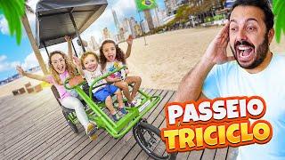 PASSEIO DE BICICLETA COM BELLA E LUCCA EM BALNEARIO CAMBORIU - FAMÍLIA BELLA E LUCCA SHOW