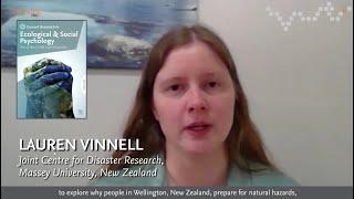 Current Research in Ecological and Social Psychology: author testimonial