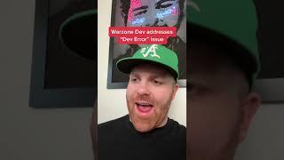 Warzone 2 dev explains DEV ERROR issue in Call of Duty  | Activision | BigRobEnergy