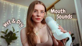 ASMR | PURE MOUTH SOUNDS WITH HAND MOVEMENTS (spit painting, purring, hand sounds, and more!)