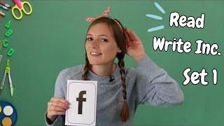 Read Write Inc. | Set 1 Sounds | Learn Phonics | British Teacher