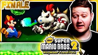 Ultra EPISCHER CUSTOM Final Bosskampf gegen Knochen-Bowser [ENDE]  NSMB2 WillyMaker's Level Pack #2