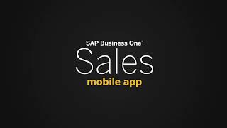 SAP Business One Sales Mobile App