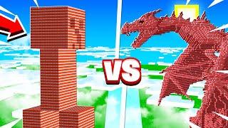 EXPLODING TNT CREEPER VS TNT ENDER DRAGON! (MINECRAFT)