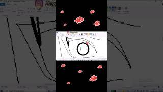 How to make Itachi in Ms Paint | Uchiha Itachi | Anime | Akatsuki   #itachi #uchihaitachi #uchiha