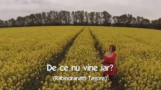 De ce nu vine iar? (Why not coming again?) - Rabindranath Tagore