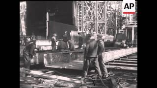 AMERICAN SHIPYARDS BUILD SHIPS FOR BRITAIN  - NO SOUND