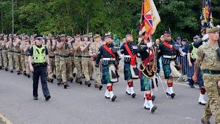 Scotland the Brave | The Royal Regiment of Scotland FULL Freedom of North Lanarkshire Parade 2024