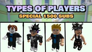 Types of Players on Blox Fruits (SPECIAL 1500 SUBS)