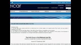 The website you can test your antivirus