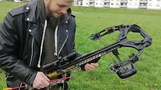 Hristo airsoft Vlog: EK Archery Guillotine-X Compound samostrel i alu strijele za samostrel 20"