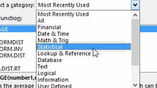 How To Use the INSERT FUNCTION to calculate the AVERAGE In Excel