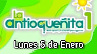 Resultado LA ANTIOQUEÑITA 1 Lunes 6 de Enero de 2025