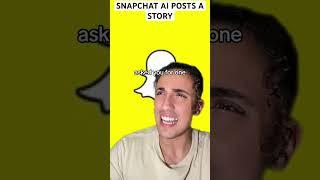 Snapchat AI Posts A Story