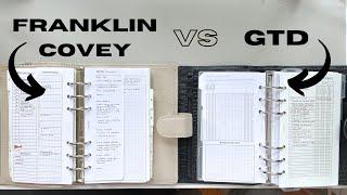 WHICH planner system is right for you? Franklin Covey or Getting Things Done Method?!