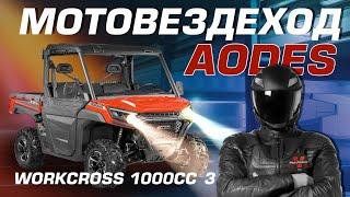 Обзор на утилитарный мотовездеход AODES Workcross 1000-3. Люкс с кондиционером?