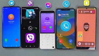 SkyPhone VS Snapchat VS Facebook VS Viber VS Telegram Moto E40N + Xiaomi Qin + iPhone + Realme