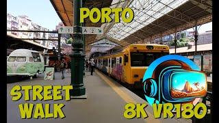 10 Porto Portugal exploring the Porto São Bento train station and platforms 8K 4K VR180 3D Travel