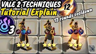 Magic chess | Vale skill 2 tutorial | 12 rounds cool down | Three 3star BRODY #magicchessmlbb