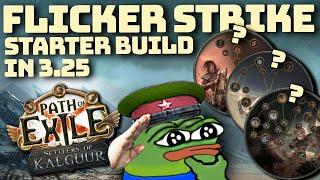 MY STARTER FLICKER STRIKE BUILD IN 3.25-SLAYER? WARDEN? BERSERKER? PATH OF EXILE SETTLER OF KAALGUR