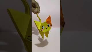 Cute Origami Cat Tutorial ! ️️️️️