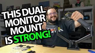 Effortless Dual Monitor Setup with MOUNT PRO Desk Mount