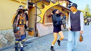 #79 SAMURAI Mannequin Prank in Kyoto Japan | Japanese shogun prank for traveler at Kiyomizu Temple