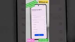 All OPPO Frp Bypass 2024 OPPO F27/F27 Pro Plus Google Account Bypass  #oppofrpbypass #oppo #trending