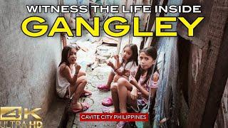 Unbelievable Life Inside GANGLEY Cavite City Philippines [4K] 