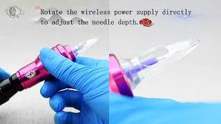 Wireless Tattoo Machine Kit with Needle Cartridges DWTK009 | Wormhole Tattoo