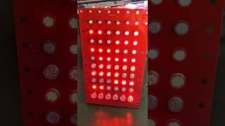 our led light on display