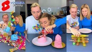 BEST FUNNY TikTok videos and food challenges by VOVALIKA FAMILY