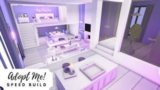 Cute Lilac Themed Loft Speed Build  Roblox Adopt Me!