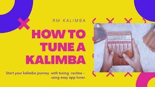 How to Tune a Kalimba~ Using Smart Kalimba App ~Android Phone