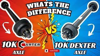 Dexter 10,000 lbs Trailer Axle VS Carter 10k Trailer Axle. A Must Watch Game Changer!