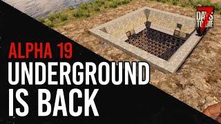 7 Days to Die | Alpha 19 | Underground Horde Base