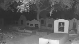 GHOST  CAUGHT On Night Vision  CAMERA -Did you see that