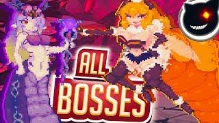 [2D ACT] EchidnaWarsDX - ALL BOSSES . [ ミリア戦記 dx ]