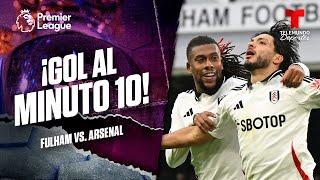 Raúl Jiménez marca el primer golazo - Fulham vs. Arsenal | Premier League | Telemundo Deportes