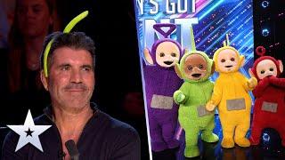 TELETUBBIES take on BEYONCÉ and ONE DIRECTION! | Auditions | BGT 2022