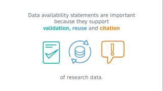 Springer Nature Research Data Best Practice –Data Availability Statement