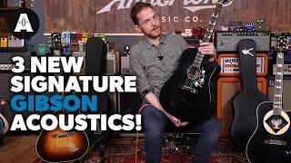 3 NEW Signature Gibson Acoustic Guitars! - Dave Mustaine, Jerry Cantrell & Nathaniel Rateliff