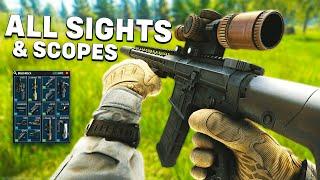 Escape from Tarkov - All Sights and Scopes (2023) | 4k