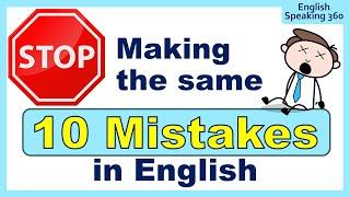 Top 10 English Mistakes To Avoid