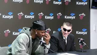 Jimmy Butler & Tyler Herro Talk Miami Heat Loss To Kings, 3rd Quarter Woes, Road Trip, Pelle Larsson