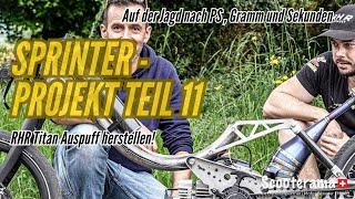 Dani`s Sprinter Projekt Teil 11 l Herstellung Titan Auspuff RHR 