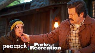 Ron and April being there for each other for 10 minutes straight | Parks and Recreation